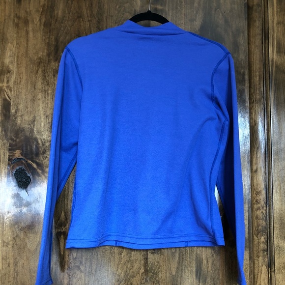 North Face Purple Zip Pullover - Picture 2 of 5